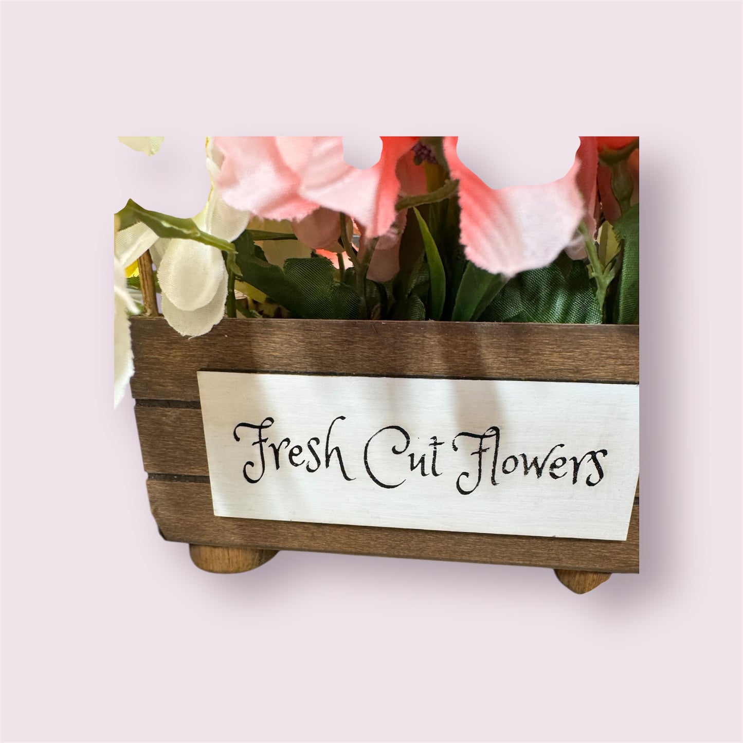 Handmade Wishing Well with Floral