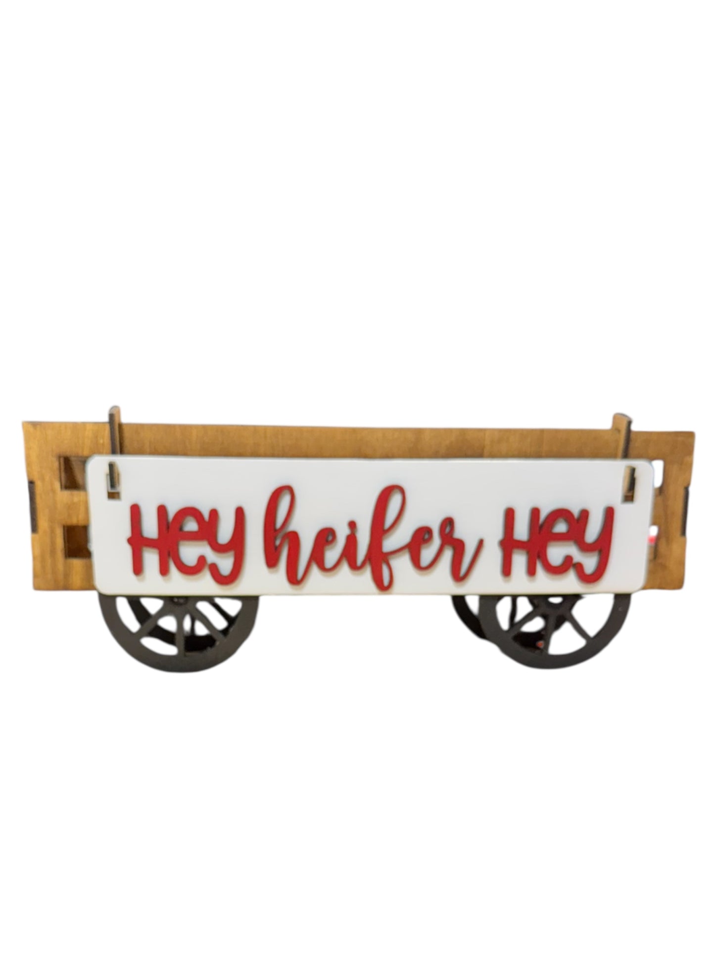 Hey Heifer Hey Wood Wagon