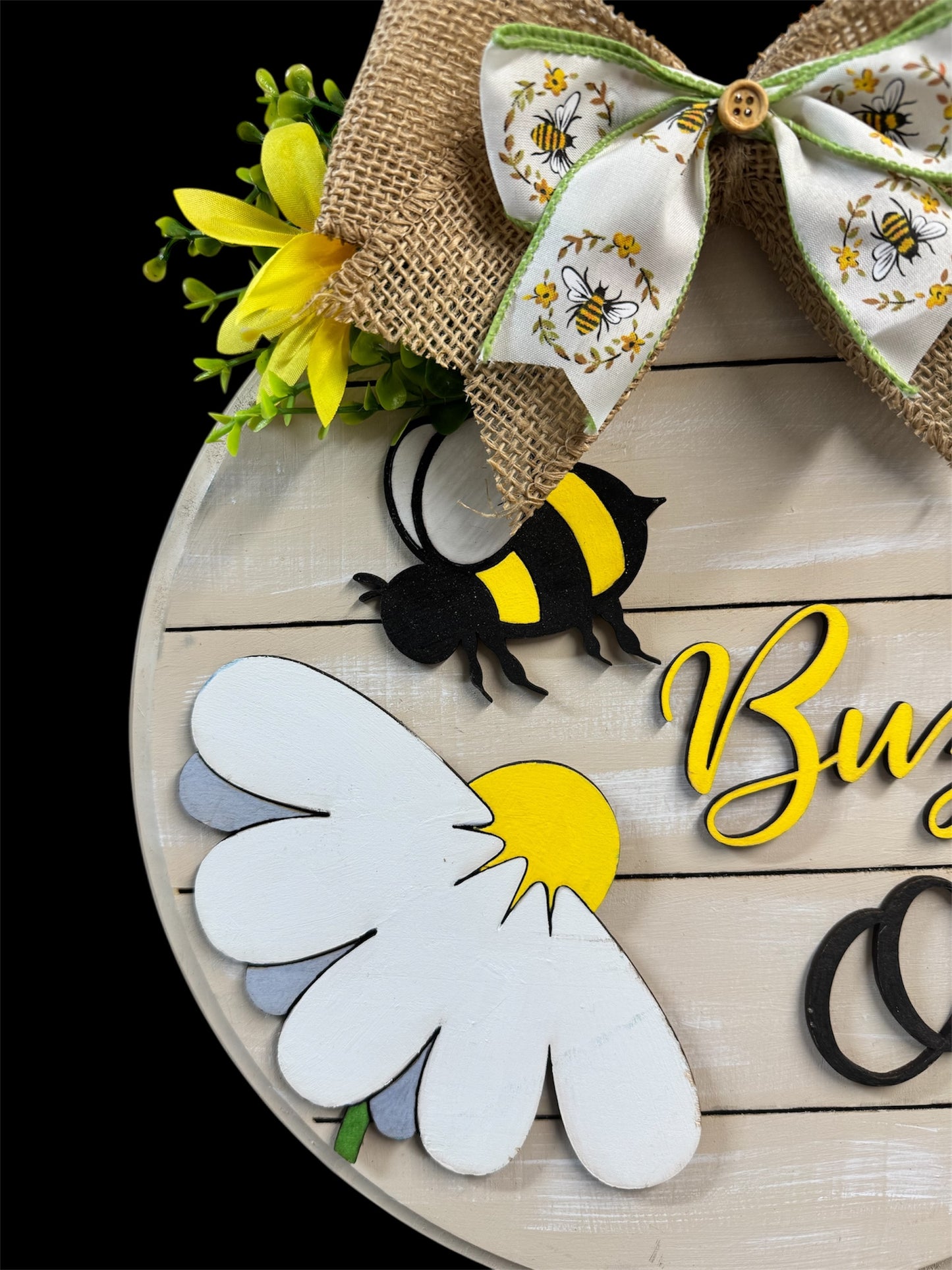 Buzz Off Bee Door Round