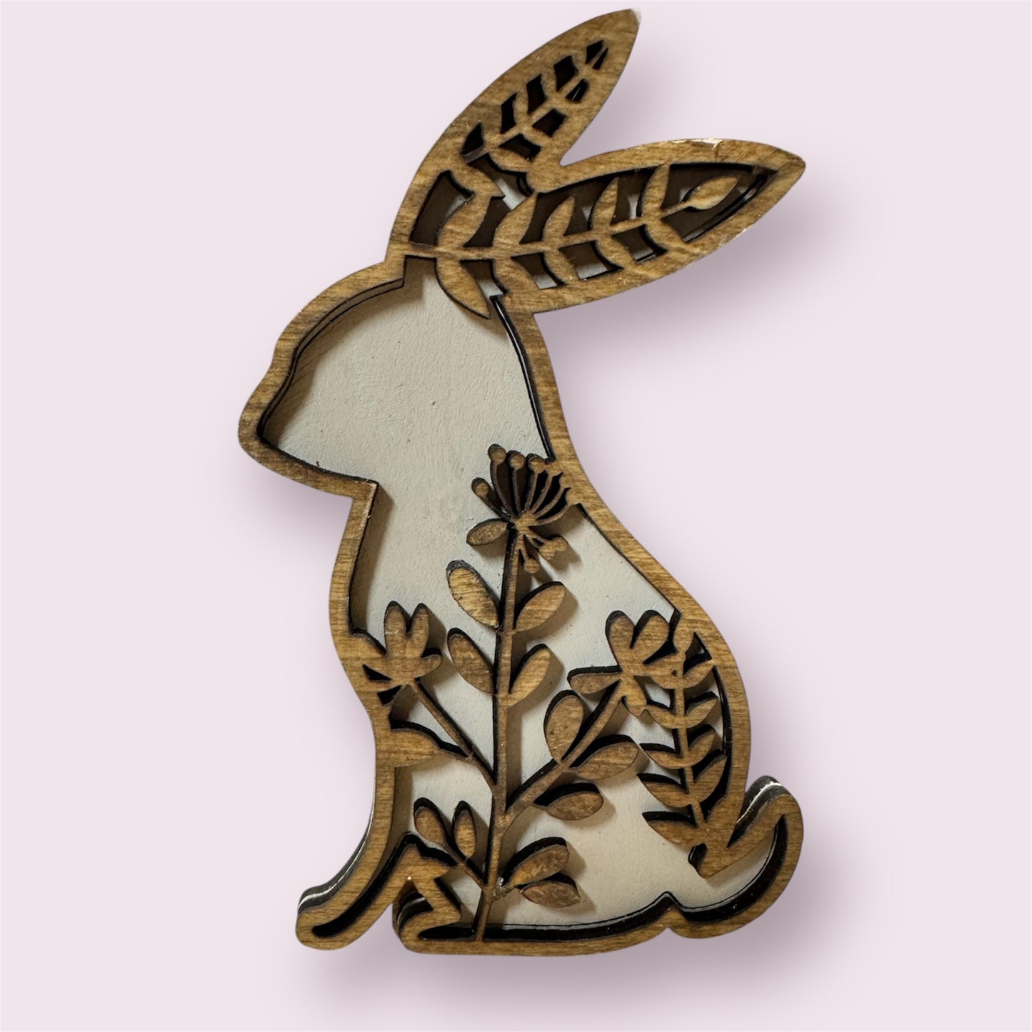 Laser Cut Wood Bunnies