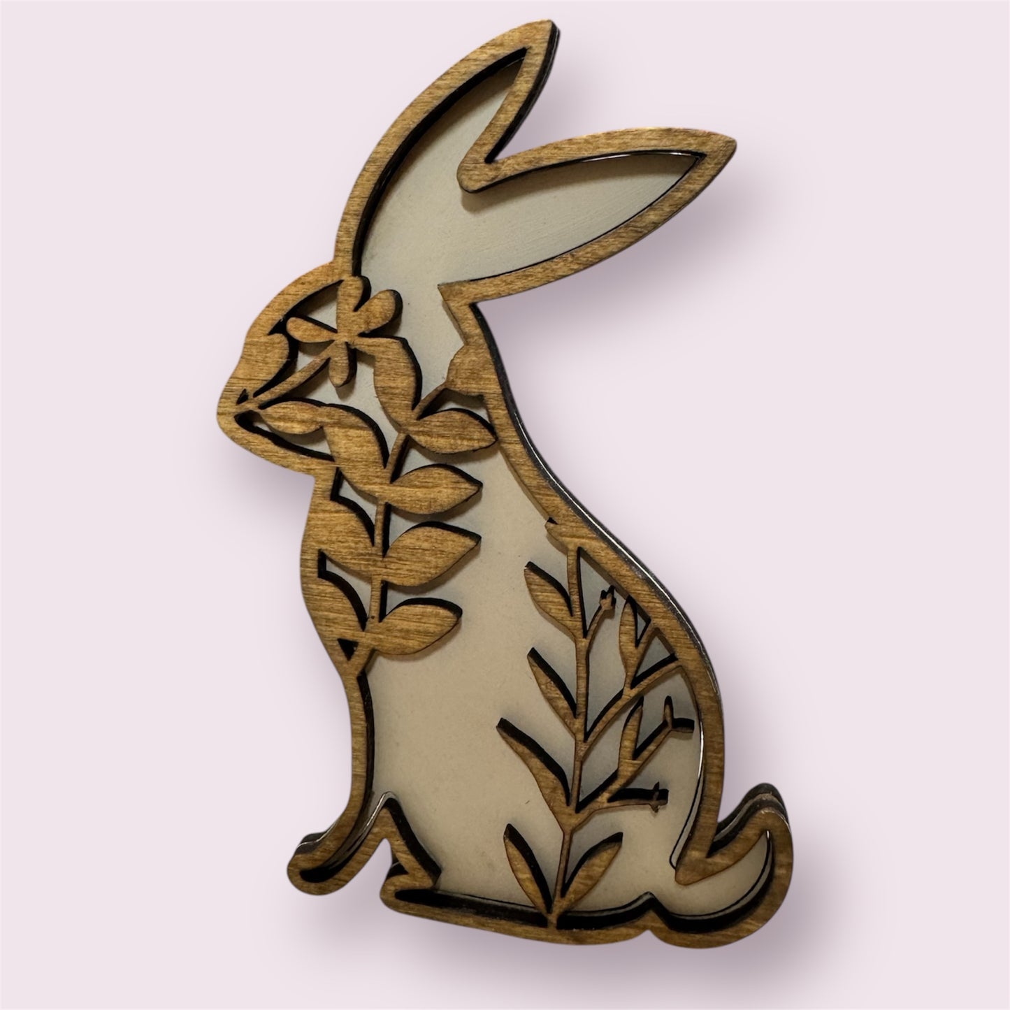 Laser Cut Wood Bunnies