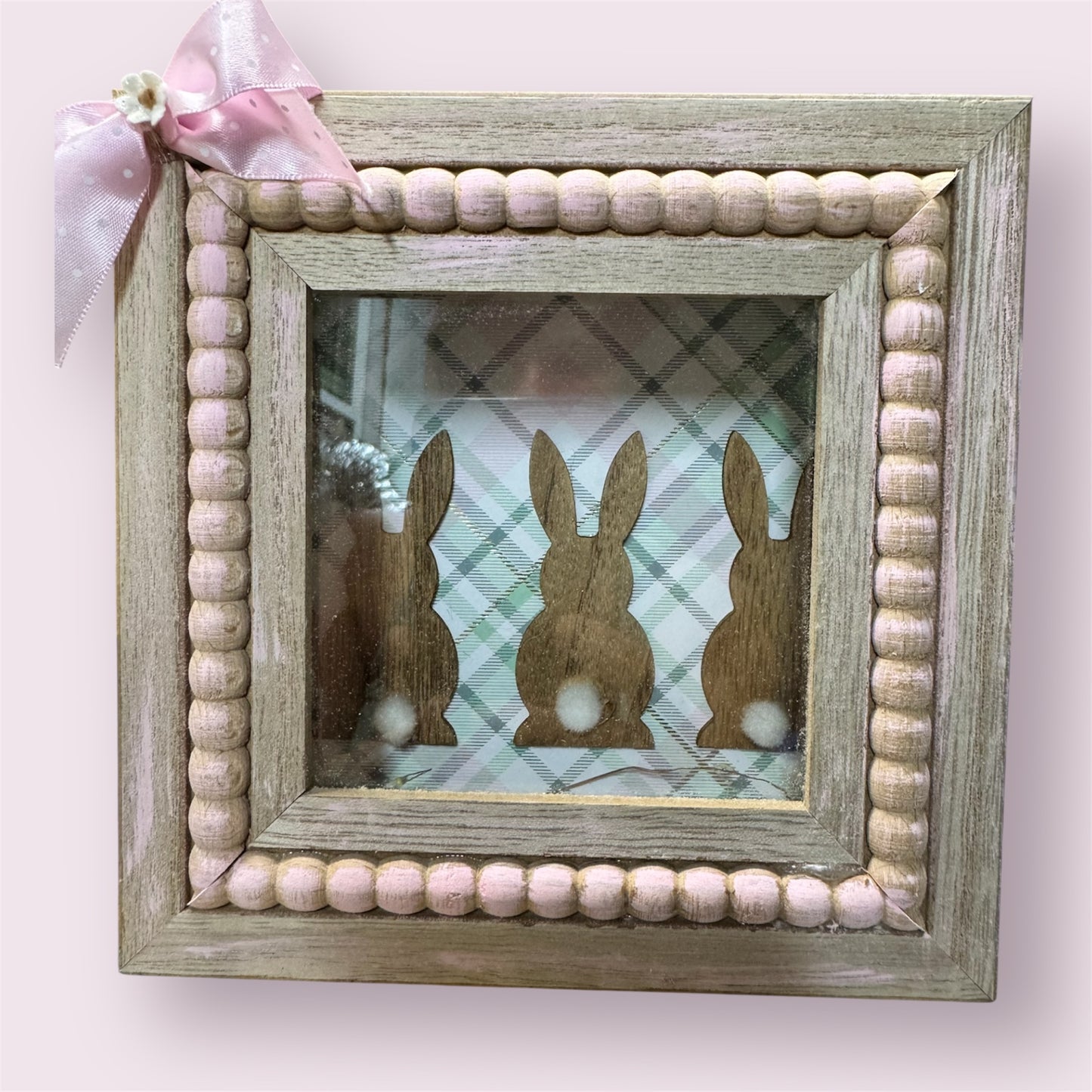 Easter/Spring Shadow Box w/lights