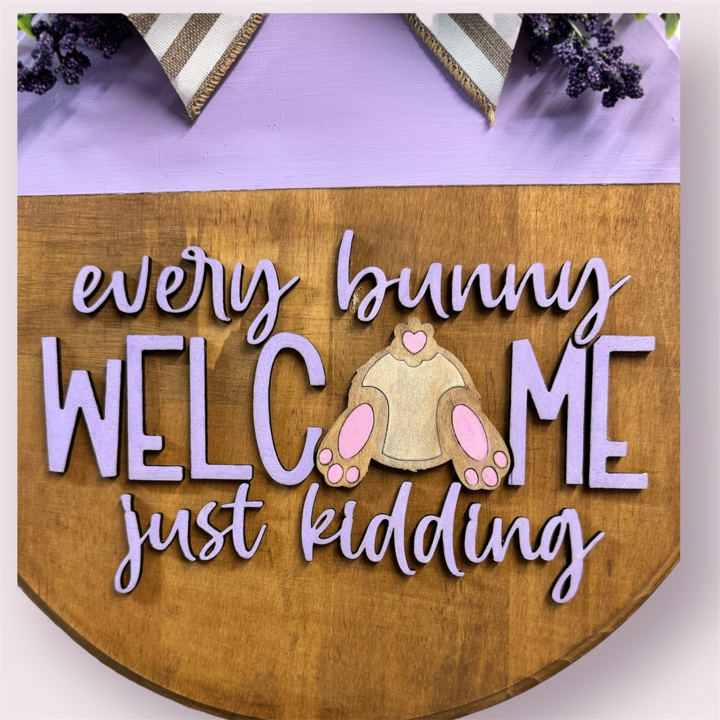 Every Bunny Welcome Door/Wall Round