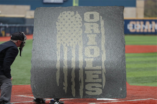 4pc Distressed Flag with Orioles