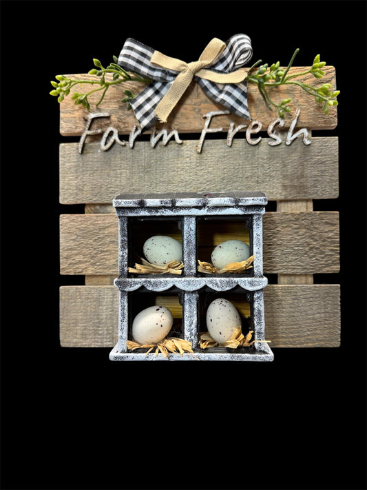 Farm Fresh Chicken Coop Decor