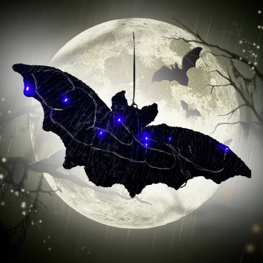 Chenille Bat w/Lights